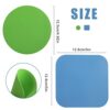 LUTER 4pcs Jar Opener Gripper Pads, Rubber Jar Grippers Multi-function Jar Opener for Seniors with Arthritis Weak Hands Kitchen Coasters(Light Blue, Green) - Image 7