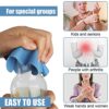 LUTER 4pcs Jar Opener Gripper Pads, Rubber Jar Grippers Multi-function Jar Opener for Seniors with Arthritis Weak Hands Kitchen Coasters(Light Blue, Green) - Image 3